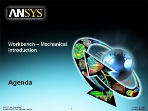 Ansys workbench introduction