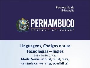 Linguagens Cdigos e suas Tecnologias Ingls Ensino Mdio