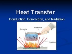 Whats conduction convection and radiation