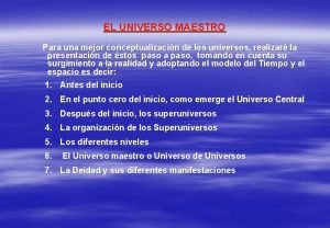 Los 7 superuniversos