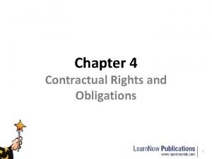 Contractual rights