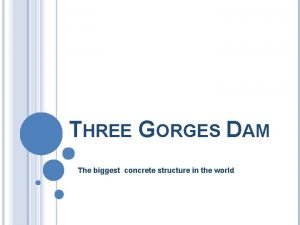 Three gorges dam crack