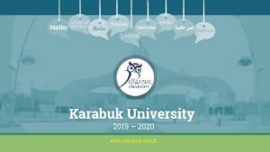 Www.karabuk.edu.tr