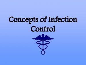 Concepts of Infection Control The risk of infection