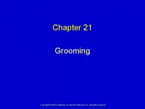 Chapter 23 grooming