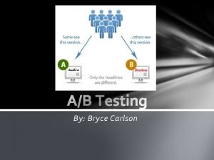 Ab testing roadmap