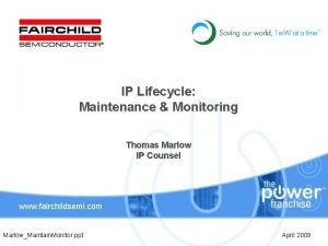 Ip lifecycle