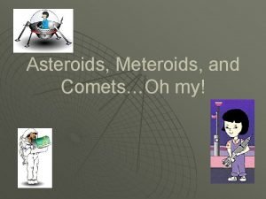 Lumps of frozen gas and rock