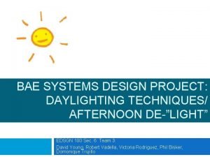Daylighting techniques