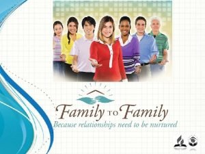 Family to Family What is it Adventist families