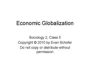 Examples of globalization