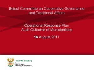 Cooperative governance