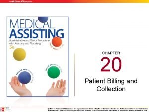Chapter 20 patient collections and financial management