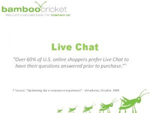 Live Chat Over 60 of U S online