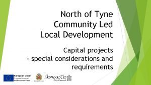 North of Tyne Community Led Local Development Capital