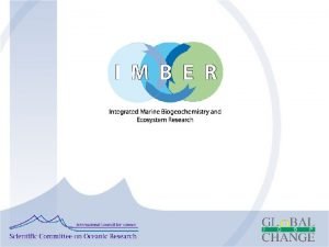 Ocean Projects in IGBP II today IMBER at
