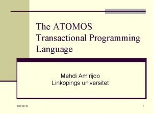 Atomos language