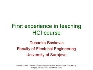 Dusanka boskovic Dusanka boskovic