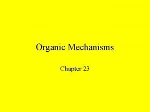 Radical substitution mechanism