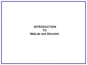 Matrix multiplication simulink