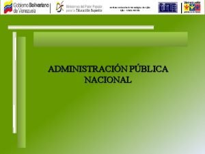 Instituto Universitario Tecnolgico de Ejido Estado Mrida ADMINISTRACIN