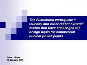 Fukushima tsunami