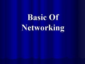Basic Of Networking NETWORK CONCEPTS l Network Topology