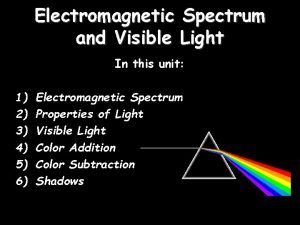 Darvill clara electromagnetic spectrum