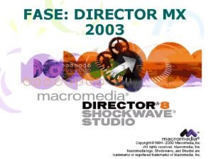 Macromedia director mx