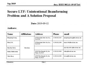 Sep 2019 doc IEEE 802 11 191572 r