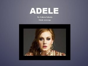 Adele musical influences
