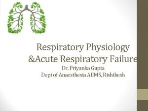 Type 1 respiratory failure