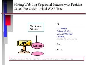 Mining Web Log Sequential Patterns with Position Coded