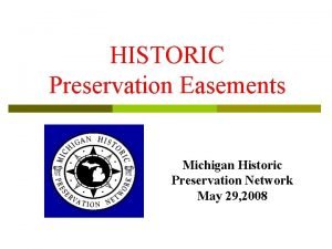 Michigan historic preservation network
