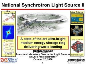 National synchrotron light source ii