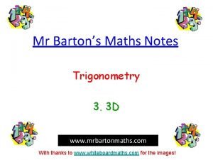 Mr Bartons Maths Notes Trigonometry 3 3 D