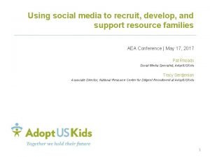 Using social media to recruit develop and support
