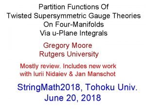 Partition Functions Of Twisted Supersymmetric Gauge Theories On