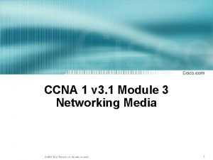 Ccna module 3