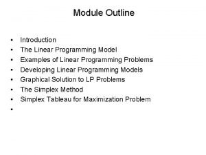 Linear outline examples