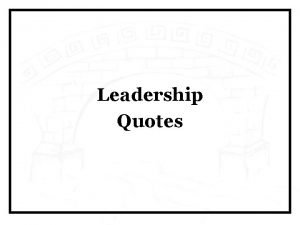Bad leadership quotes