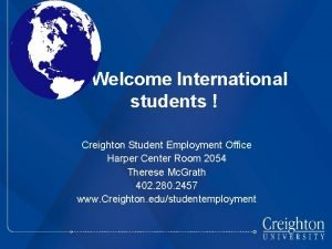 Creighton global engagement office
