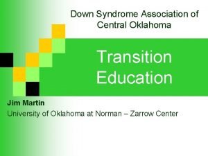 Down syndrome association of central oklahoma