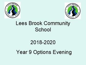 Leesbrook community school