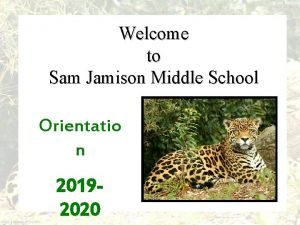Sam jamison middle school