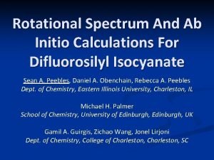 Rotational Spectrum And Ab Initio Calculations For Difluorosilyl