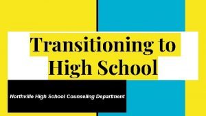 Northville high school counselors