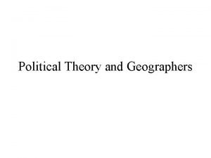 Classification of boundaries in political geography