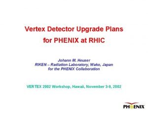 Vertex Detector Upgrade Plans for PHENIX at RHIC