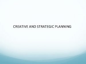 Creative strategy statement